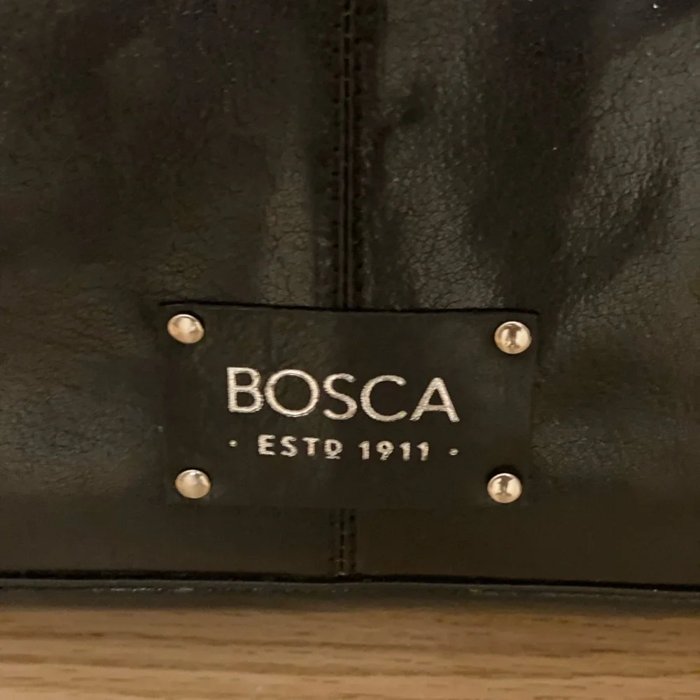 Wilson leather Black Leather Men's Bag